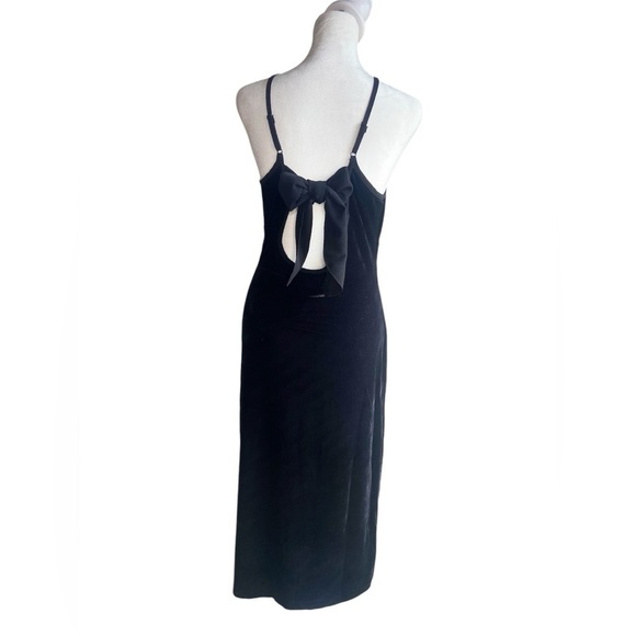 NWT Band of the Free Girl Crush Black Velvet MIDI Dress Size Large Whimsigoth - Picture 8 of 12